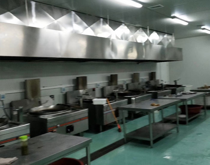 上海净览暖通工程-学校食堂厨房油烟净化工程