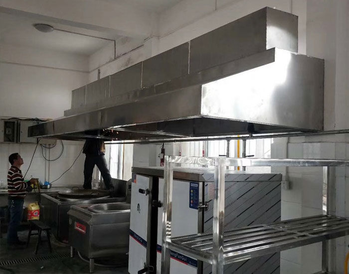 杨浦区学校食堂油烟处理-上海净览暖通工程