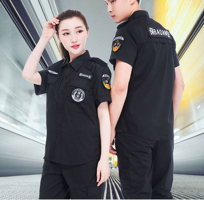 梅州短袖保安服,广州佳增服饰(在线咨询),短袖保安服加工