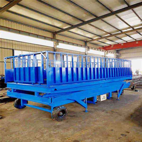 唐山移动卸猪台-移动卸猪台生产厂家-金力液压生产厂家
