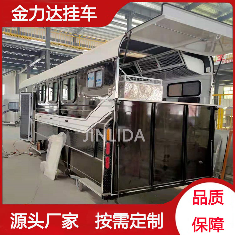 邯郸牵引式营地车-金力机械(在线咨询)-牵引式营地车生产厂家