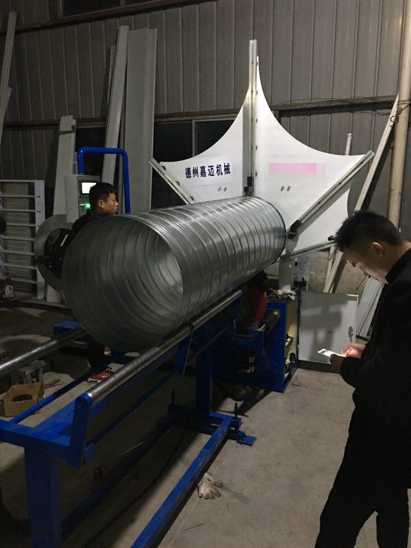贵州模具螺旋风管机-嘉迈机械环保材质-模具螺旋风管机经销商