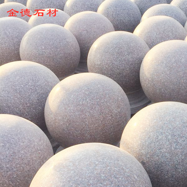 花岗岩圆球价格-直径60厘米路障圆球报价-路障圆球