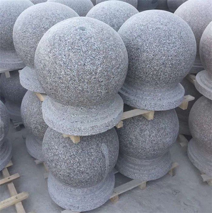 花岗岩石球-花岗岩石球常用尺寸-路障石球价格