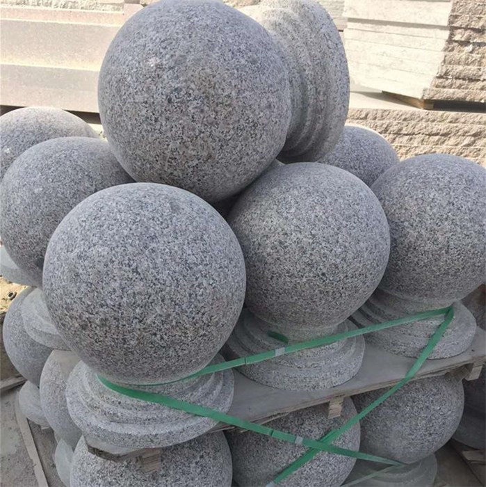 直径50厘米花岗岩圆球单价-花岗岩圆球-五莲花圆球价格