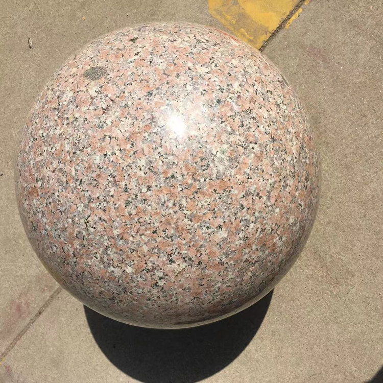花岗岩圆球规格-路障石球价格-花岗岩圆球