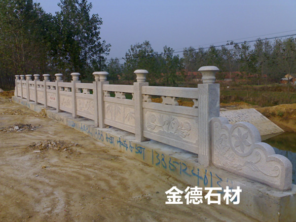 大理石桥栏杆|景观桥栏杆|大理石桥栏杆图片与样式