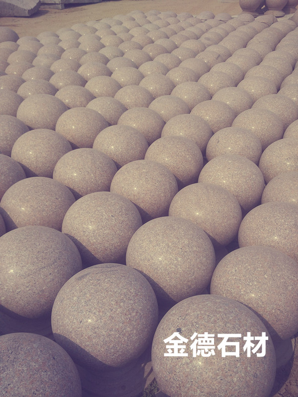 石材圆球,五莲红圆球价格,石材圆球生产厂家