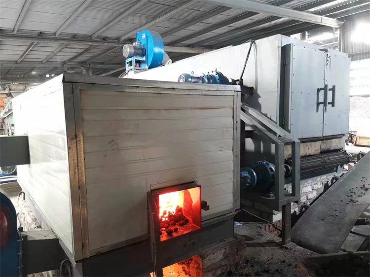 力能热工机械供货稳定-翻板式烧烤炭烘干机