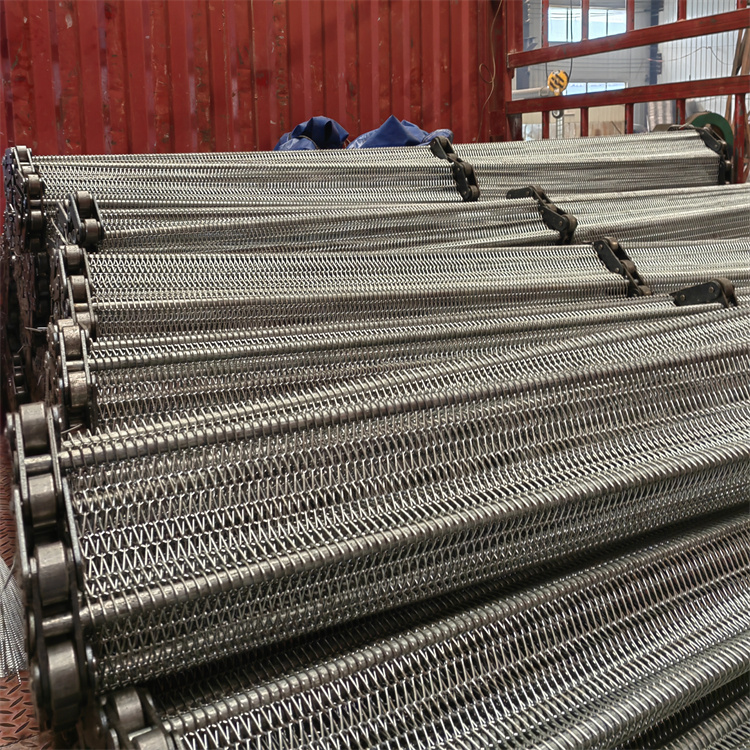 不锈钢网带-不锈钢网带厂家-力能热工机械生产基地