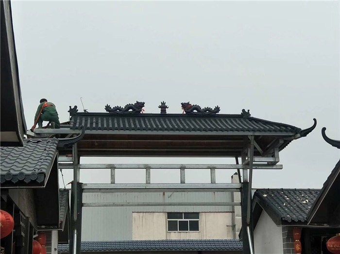 永州市仿古樹脂瓦-源佳錦(推薦商家)-屋面仿古樹脂瓦