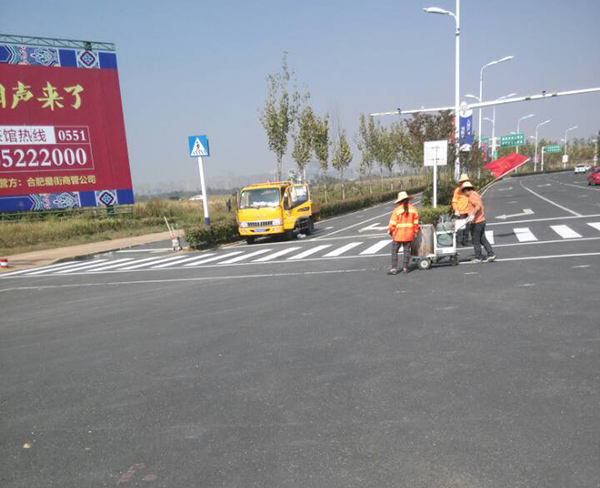 合肥道路劃線,道路劃線工程,昌順交通設(shè)施