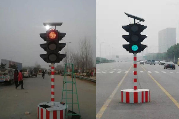 开封移动式红绿灯-移动式红绿灯价格-郑州福亦禄交通标牌