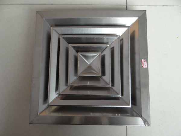 方形不锈钢散流器-福建不锈钢散流器-益航空调质量保证