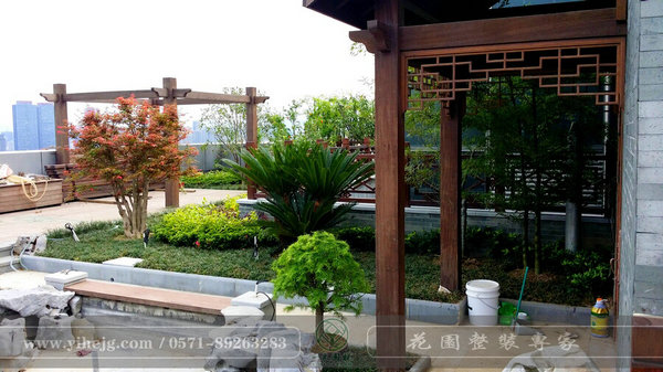 杭州空中花園施工