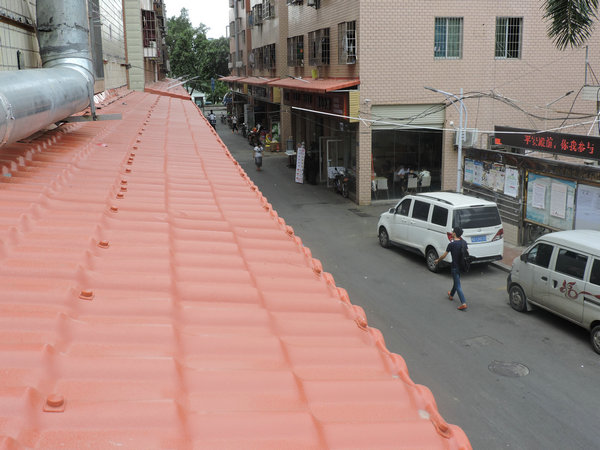 福州仿古树脂瓦-彩瑞建材(在线咨询)-仿古树脂瓦批发