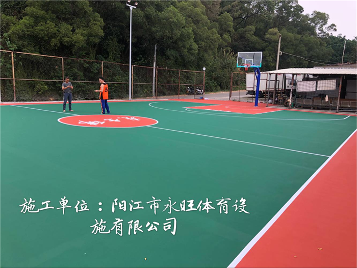 永旺大小頭籃球架(圖)-籃球場地面漆工程-汕尾球場地面工程
