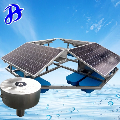 新疆太陽能噴泉曝氣機-太陽能噴泉曝氣機安裝-碧海環保