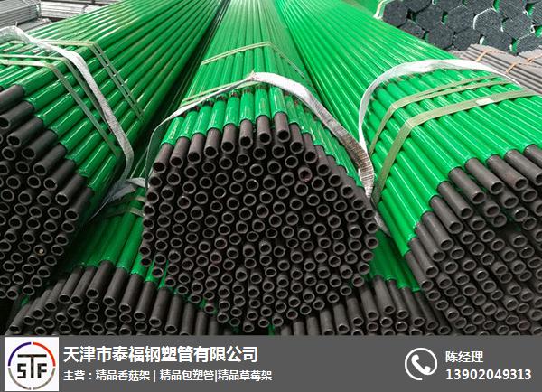 天津市泰福钢塑管(图)-大棚包塑管价格-大棚包塑管