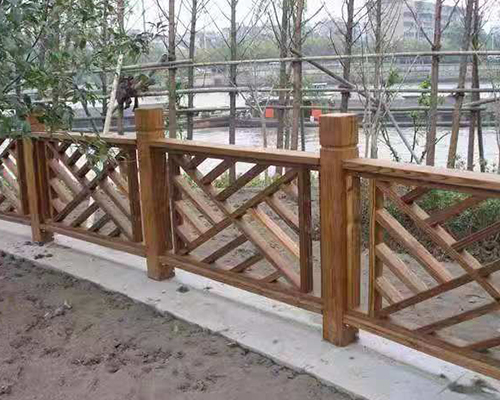 石楼塑木栅栏-庭院塑木栅栏工程-太原华硕防腐木