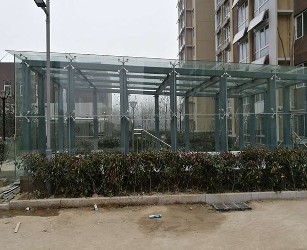 恒硕|钢结构厂家(图)-钢结构雨棚制作-滁州钢结构雨棚