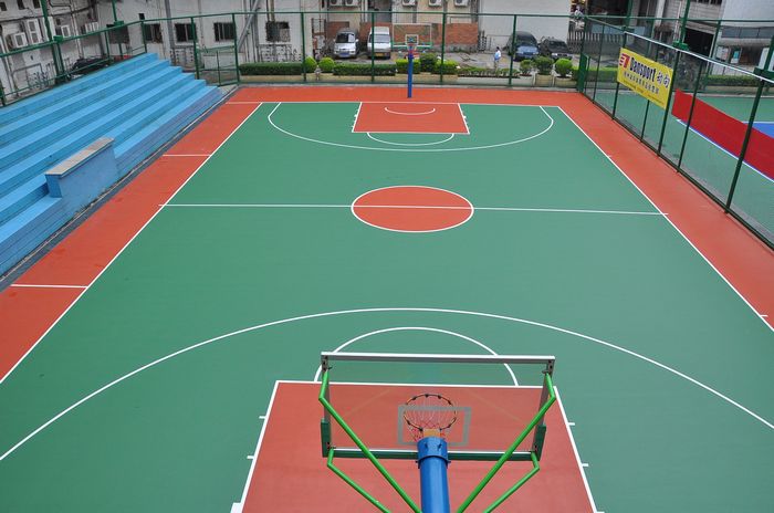 萍鄉市安源區塑膠籃球場地面安裝