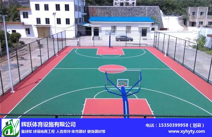 新余市珠珊鎮塑膠籃球場地面廠家籃球架-輝躍體育設施有限公司