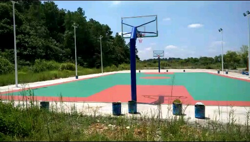 輝躍體育健身路徑安裝-丙烯酸籃球場地面工程安裝