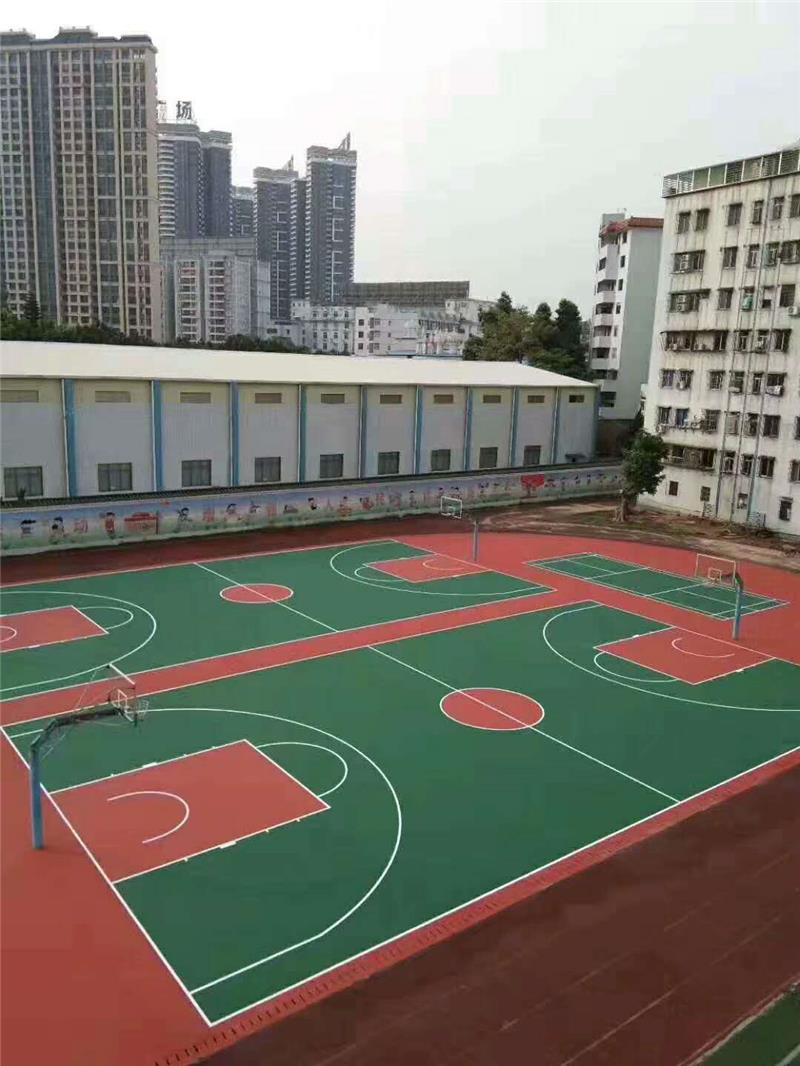 萍鄉市丙烯酸籃球場地面鋪設