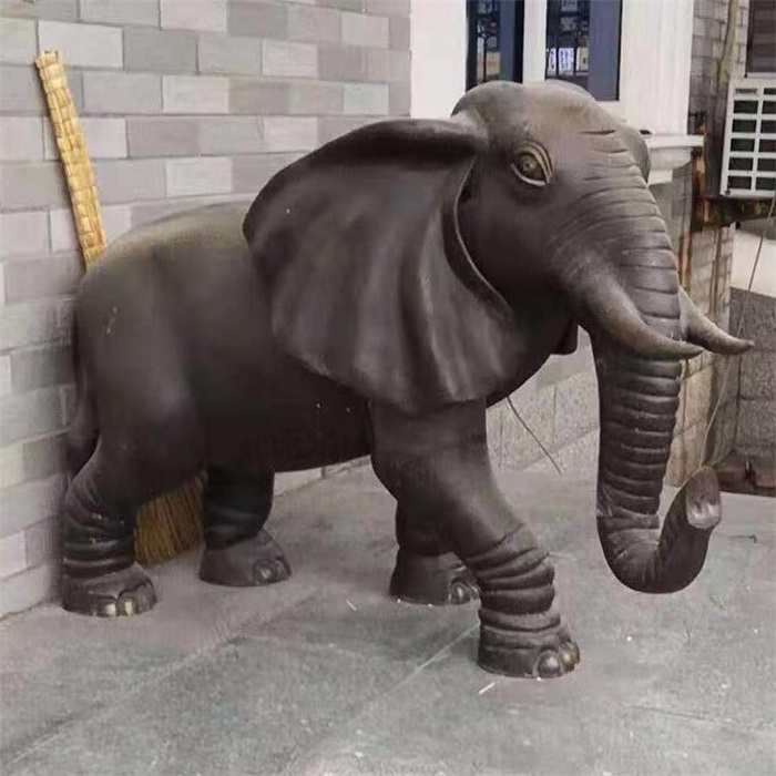 风水铜大象-博雅雕塑-风水铜大象定做