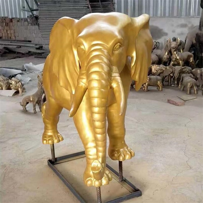 铸铜大象-铸铜大象价格-博雅铜雕厂