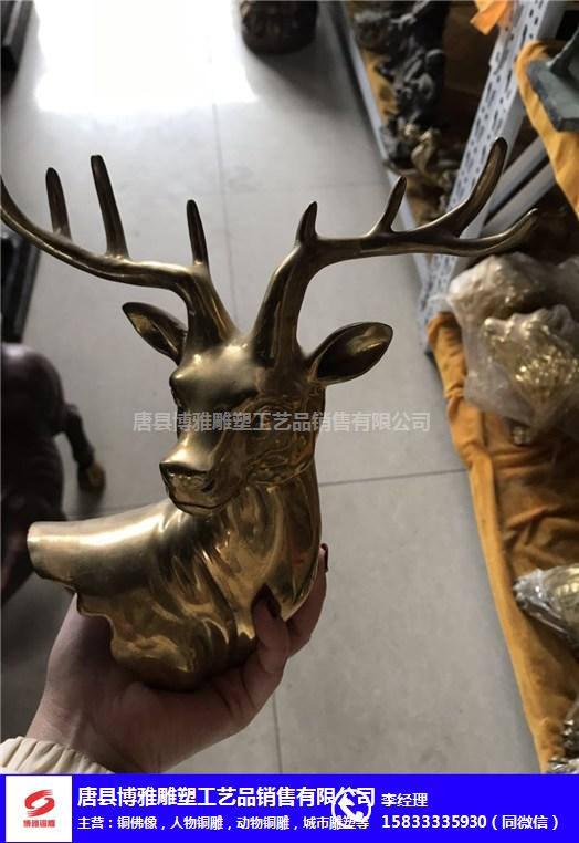 博雅铜雕(图)-园林景观铜鹿摆放寓意-江苏铜鹿