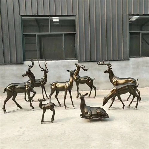 广西铜鹿铸造-博雅铜雕(在线咨询)-铜鹿铸造厂