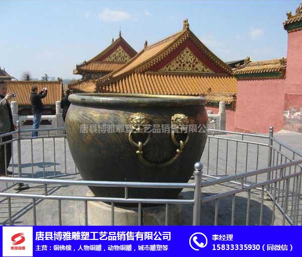 博雅雕塑厂-定做铸铁大缸-江苏铸铁缸