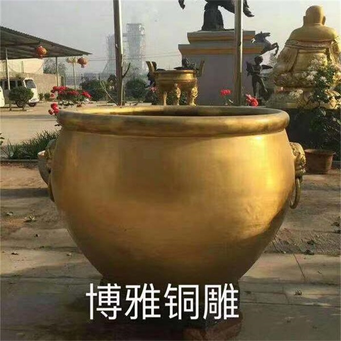 云南铜大缸-博雅铜雕-铜大缸厂家