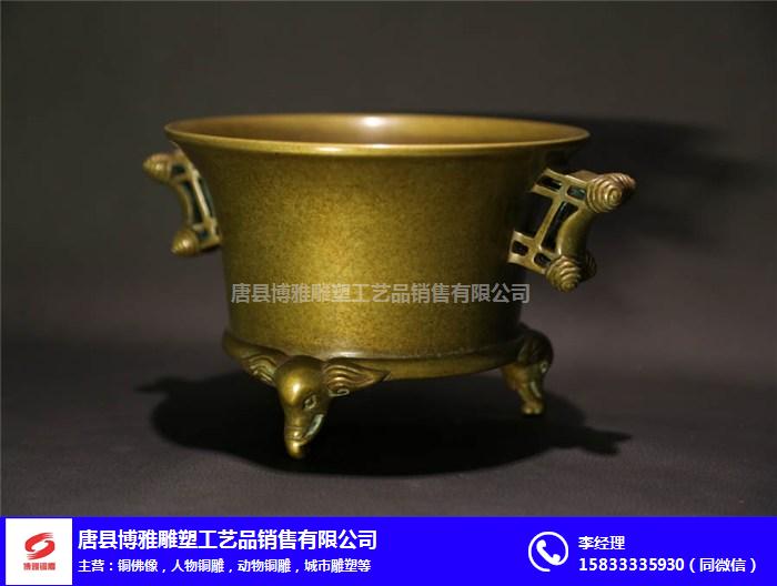 内蒙古铜香炉-博雅铜雕(在线咨询)-乾隆铜香炉定制