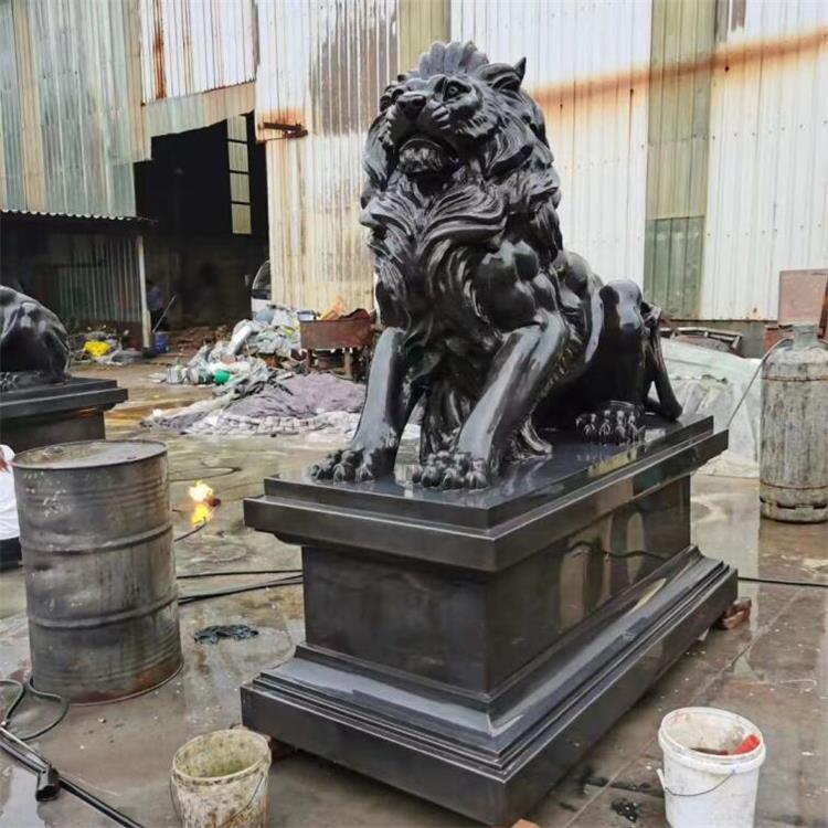 新疆故宫铜狮子-博雅铜雕(在线咨询)-故宫铜狮子厂