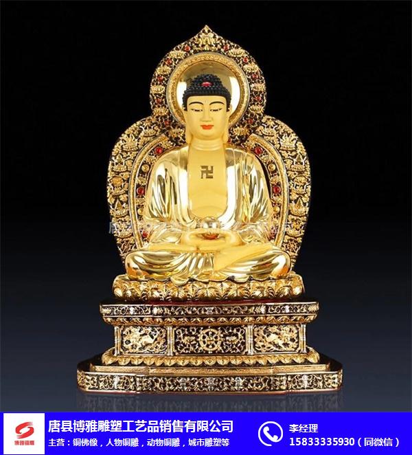 西藏观音铜佛像安装案例-博雅铜雕