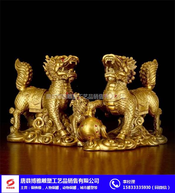 上海铜麒麟-博雅铜雕厂-独角铜麒麟
