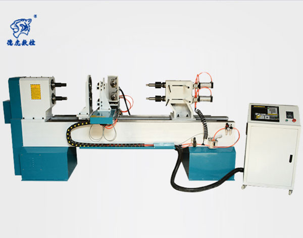 杭州数控木工车床-双轴数控木工车床-乐乐彩数控专业生产