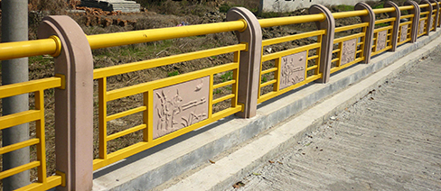  顺安景观护栏材料(图)-铸造石栏杆厂家-长春铸造石栏杆