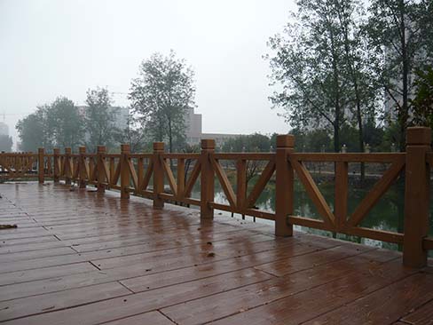 水泥仿木栏杆多少钱-松原水泥仿木栏杆- 顺安景观护栏设计