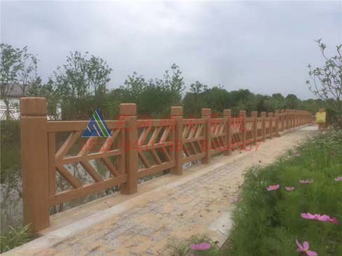 宿州仿木护栏-水泥仿木护栏- 顺安景观护栏设计