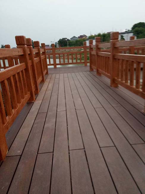 仿木栏杆- 顺安景观护栏设计-混凝土仿木栏杆