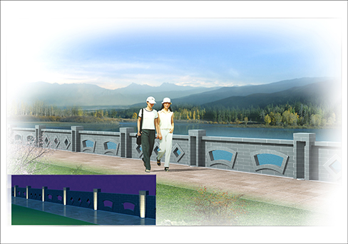  顺安景观护栏设计(图)-桥梁护栏厂家-桥梁护栏