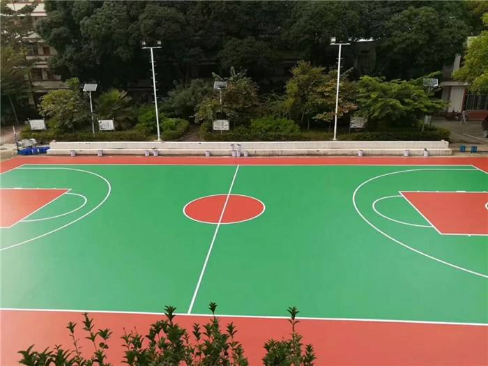 健身路径厂家(图)-篮球球场地面多少钱一平方-云浮球场地面
