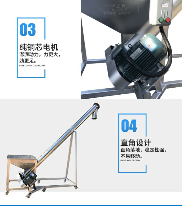 螺旋輸送機-螺旋輸送機生產廠家-沈陽華之翼-來電咨詢(多圖)