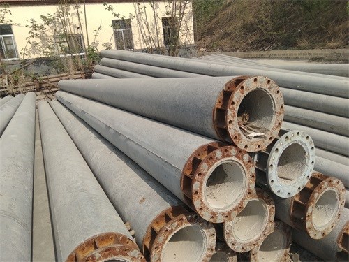 电杆供应商家-8米长电杆供应商家-汶河水泥公司(多图)