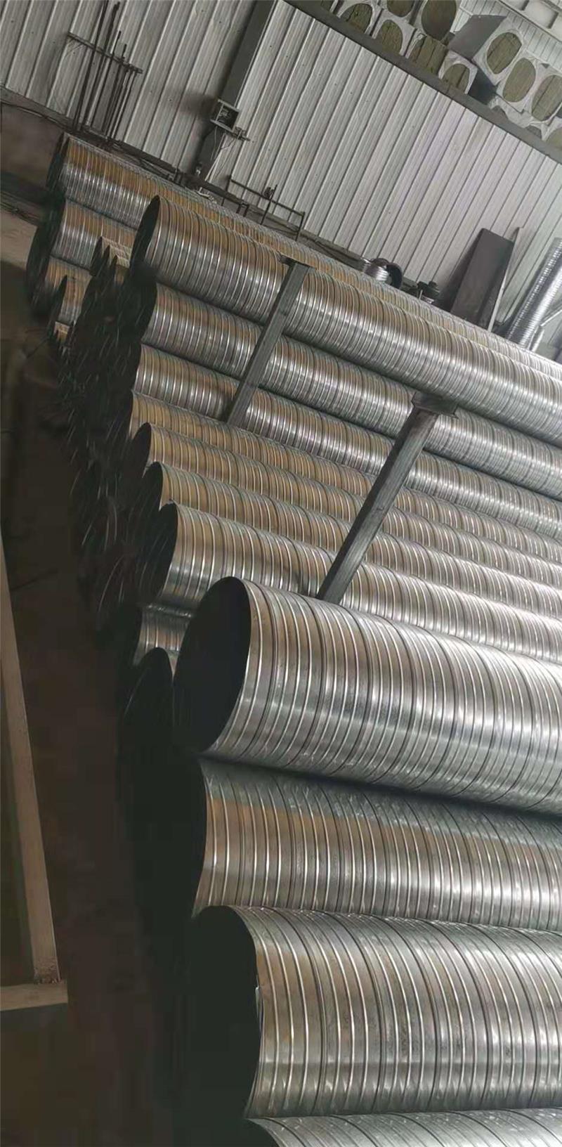 大批量螺旋风管加工-滨州螺旋风管-宏宾铁业螺旋风管