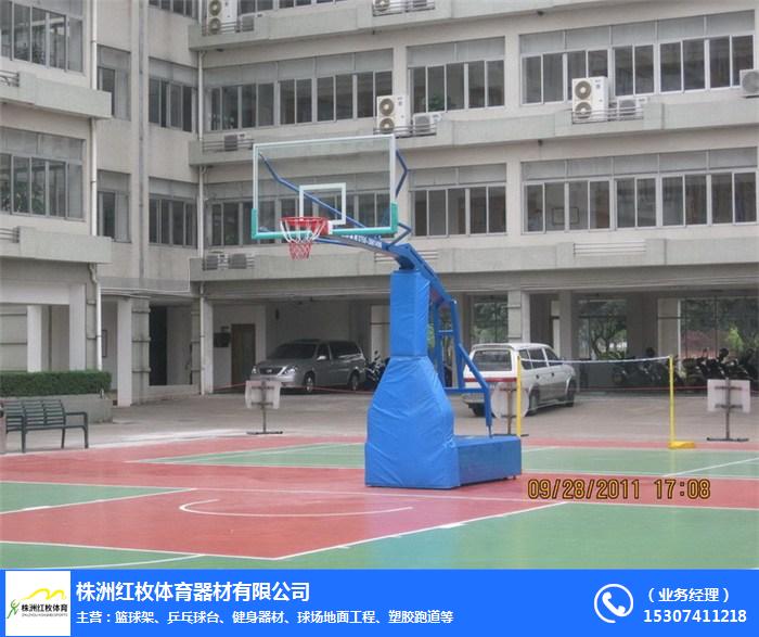 升降式籃球架零售-株洲紅枚體育設施公司-益陽升降式籃球架
